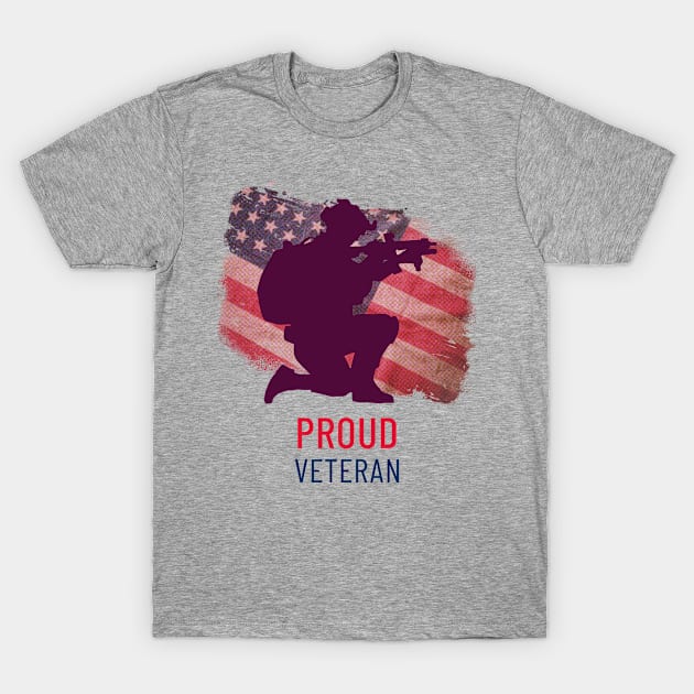 Proud Veterans T-Shirt by CasualTeesOfFashion